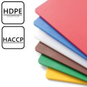 Deska do krojenia HACCP z miarką Perfect Cut zielona - Hendi 826430