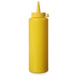 Dyspenser butelka do zimnych sosów zestaw 3szt. - żółty 0.35L - HENDI 557839