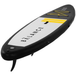 Deska do pływania SUP pompowana z akcesoriami Balance Line 145 kg czarna