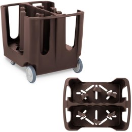 Wózek dyspenser do transportu talerzy z pokrowcem śr. 12-33cm do 300 szt.
