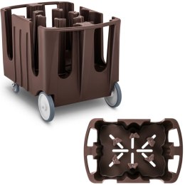 Wózek dyspenser do transportu talerzy z pokrowcem śr. 12-33cm do 400 szt.