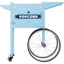Wózek podstawa do maszyny do popcornu z szafką retro 51 x 37 cm - niebieski