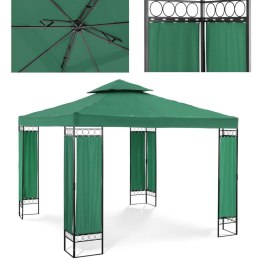 Pawilon ogrodowy altana namiot składany 3 x 3 x 2.6 m zielony