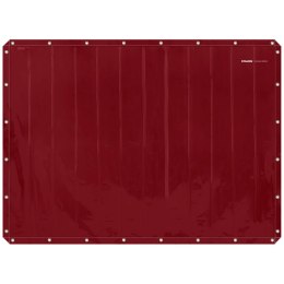 Ekran kurtyna spawalnicza ochronna 239 x 175 cm - czerwona