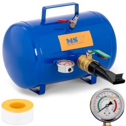 Inflator zbiornik ciśnieniowy do pompowania kół opon z manometrem 8 bar 19.5 l