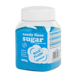 Kolorowy cukier do waty cukrowej niebieski naturalny smak waty cukrowej 400g