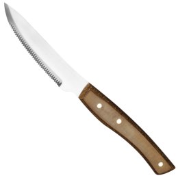 Nóż do steków z ząbkami nierdzewny uchwyt z tworzywa Fiber dł. 120 mm - Hendi 841099