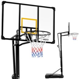 Zestaw kosz do koszykówki mobilny regulowany na stojaku wys. 230-305 cm