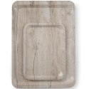 Taca do serwowania laminowana jasne drewno 430 x 330 mm - Hendi 508862