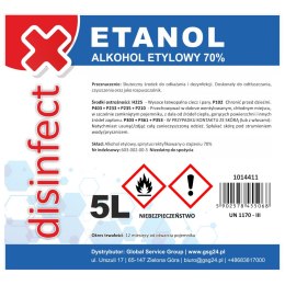 ETANOL - Alkohol etylowy skażony DISINFECT 70% 5L