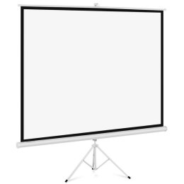 Ekran projekcyjny ręczny na statywie matowy biały 100'' 211x161 cm 4:3 ZESTAW
