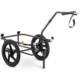 Wózek przyczepka rowerowa transportowa z odblaskami do 35 kg