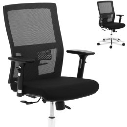 Fotel krzesło biurowe egonomiczne siatkowe regulowane maks. 100 kg