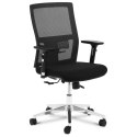 Fotel krzesło biurowe ergonomiczne siatkowe regulowane maks. 100 kg