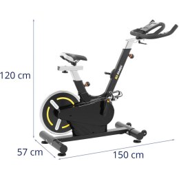 Rower rowerek stacjonarny spinningowy treningowy do 130 kg - koło zamachowe 13 kg
