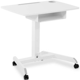 Stolik stojak pod laptopa odchylany regulowany z półką 80 x 56 cm 760 - 1130 mm