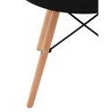 Krzesło skandynawskie ażurowe z drewnianymi nogami do kuchni salonu maks. 150 kg 4 szt.