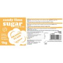 Kolorowy cukier do waty cukrowej pomarańczowy naturalny smak waty cukrowej 1kg