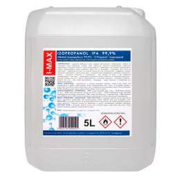 Alkohol izopropylowy Izopropanol IPA I-MAX 99,9% 5L