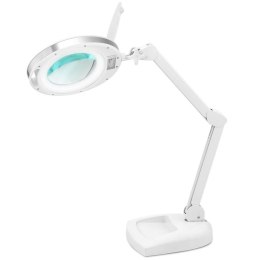 Lampa kosmetyczna z lupą szkłem powiększającym na biurko 5 dpi 60x LED śr. 127 mm