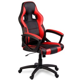 Fotel biurowy dla gracza Sofotel Surmo czarno-czerwony