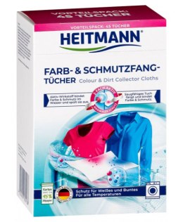Heitmann Chusteczki Wyłapujące Kolor i Brud 45 szt.