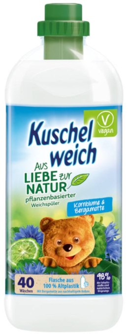 Kuschelweich Vegan Kornblume & Bergamotte Płyn do Płukania 1l DE