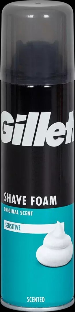Gillette Pianka do Golenia Skóra Wrażliwa 200 ml DE