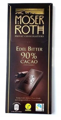 Moser Roth Czekolada Gorzka 90% Cacao 125 g