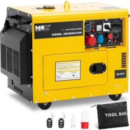 Agregat prądotwórczy generator prądu Diesel 16 l 240/400 V 5000 W AVR