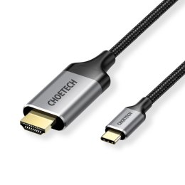 Kabel przewód USB Typ C - HDMI 4K 60Hz 2m czarny