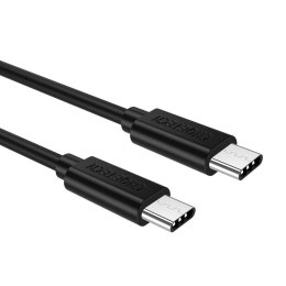 Kabel przewód USB Typ C - USB Typ C 3A 3m czarny