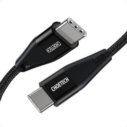 Kabel przewód USB Typ C - USB Typ C Power Delivery 60W 1.2m czarny