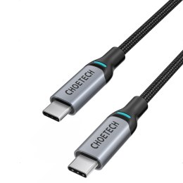Kabel przewód USB Typ C - USB Typ C PowerDelivery 100W 5A 1.8m ZESTAW 2x czarny