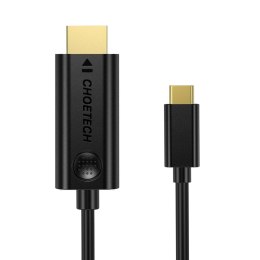 Kabel przewód USB Typ C - HDMI 4K 30Hz 3m czarny