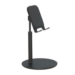 Stojak uchwyt na telefon tablet teleskopowy na biurko czarny