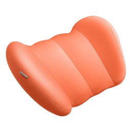Poduszka lędźwiowa na plecy do samochodu biura ComfortRide Series pomarańczowa