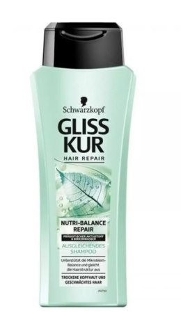 Gliss Kur Nutri Balance Repair Szampon do Włosów 250 ml DE