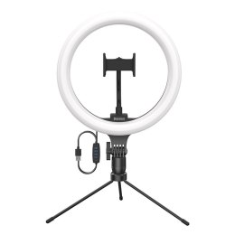 Lampa 10'' ring flash pierścień LED do telefonu smartfona do zdjęć selfie filmów