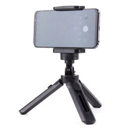 Mini statyw uchwyt do zdjęć selfie na telefon aparat kamerę GoPro 16-21cm czarny