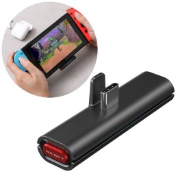 Transmiter Bluetooth USB Typ C do konsoli Nintendo Switch GAMO BA05 czarny