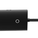 HUB adapter USB-A do 4xUSB-A 3.0 5Gb/s Lite Series czarny