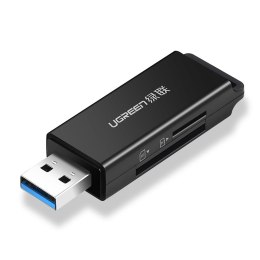 Przenośny czytnik kart TF/SD pod USB 3.0 czarny