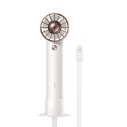 Wentylator wiatrak z kablem USB-C + powerbank 4000mAh biały