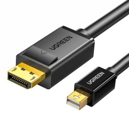 Kabel przewód Mini DisplayPort - DisplayPort 2K 4K 1.5m czarny