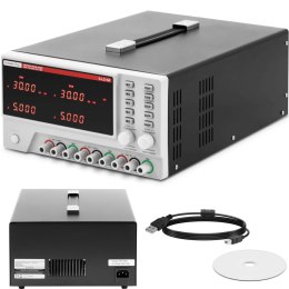 Zasilacz laboratoryjny serwisowy 0-30 V 0-5 A DC 550 W LED USB RS232