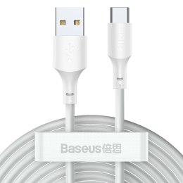 2x kabel USB USB-C szybkie ładowanie Power Delivery Quick Charge 40 W 5 A 1.5 m biały