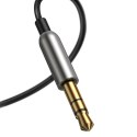 BA01 odbiornik dźwięku Bluetooth 5.0 kabel adapter audio AUX jack czarny