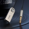 BA01 odbiornik dźwięku Bluetooth 5.0 kabel adapter audio AUX jack czarny