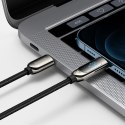 Kabel do szybkiego ładowania USB-C Iphone Lightning 20W z wyświetlaczem miernikiem mocy 2m czarny